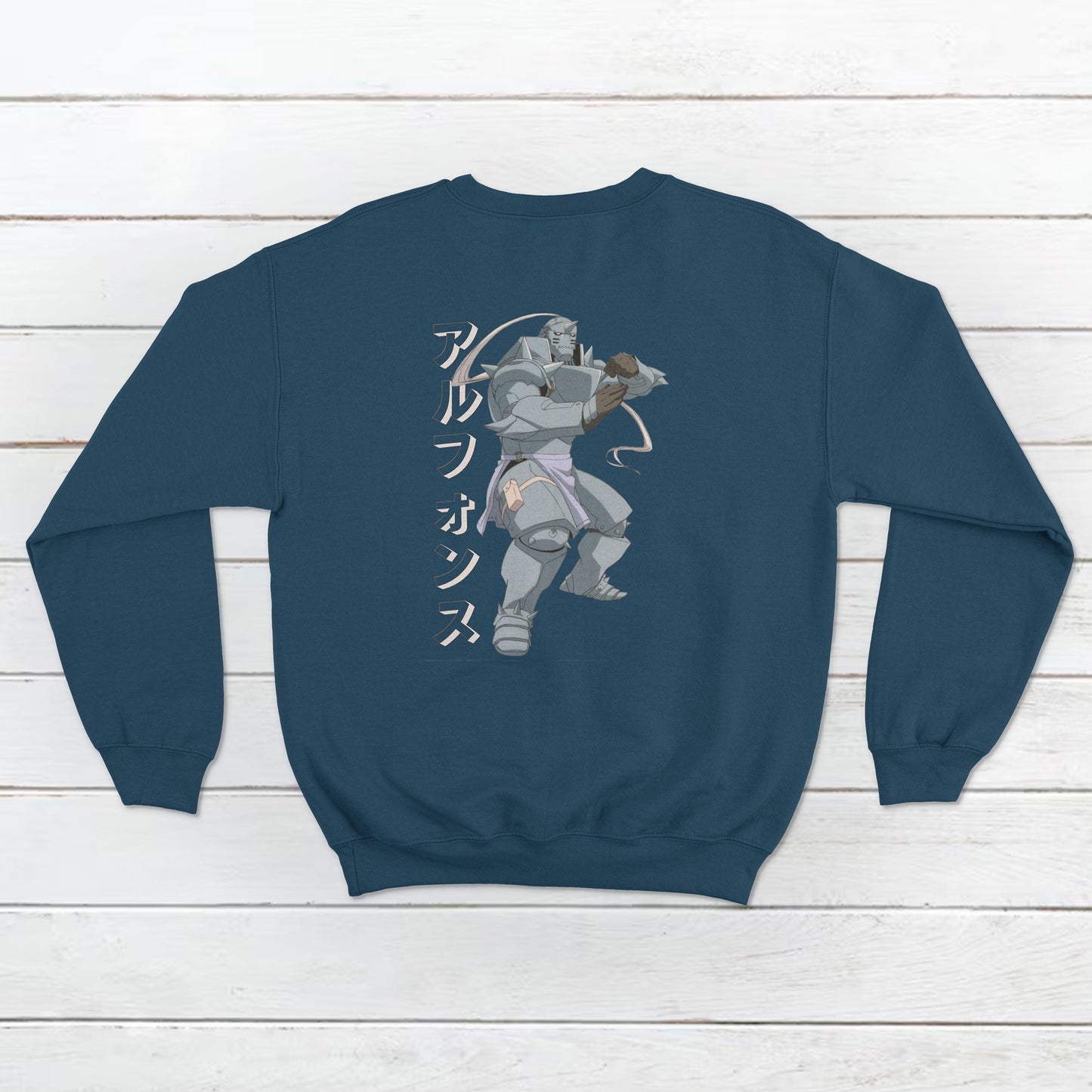 Unisex Alphonse Elric form FullMetal Alchemist Brotherhood Pallet Design Front and Back Sweatshirt