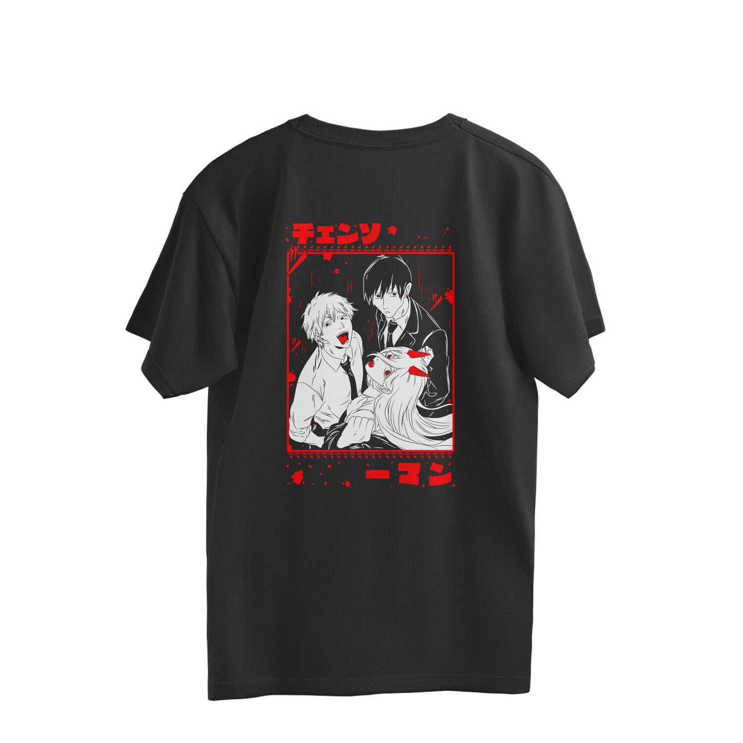 Team Denji Oversized T-Shirt from Chainsaw Man