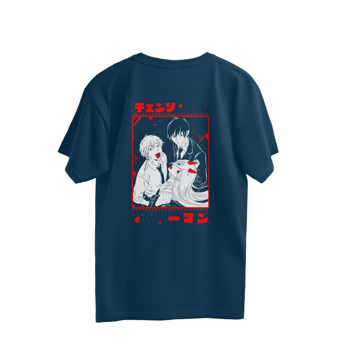 Team Denji Oversized T-Shirt from Chainsaw Man