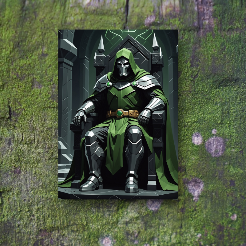 Dr Doom Sitting on his throne Marvel