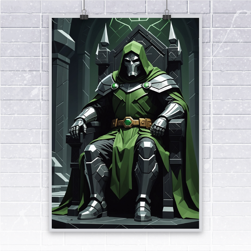 Dr Doom Sitting on his throne Marvel