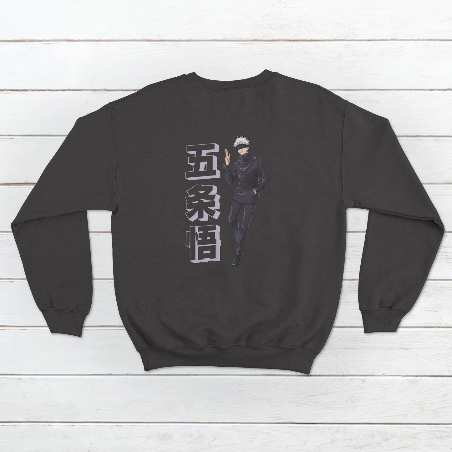 Unisex Gojo Satoru from Jujutsu Kaisen Pallet Design Front and Back Sweatshirts