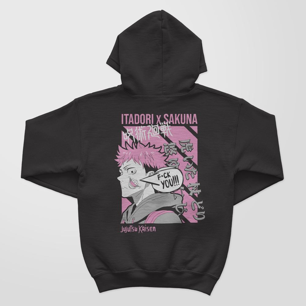 Itadori Yuji JJK Back Design Hoodie