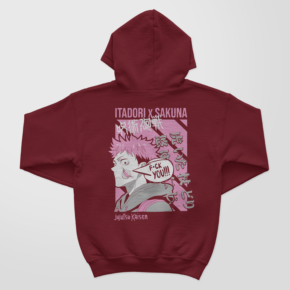 Itadori Yuji JJK Back Design Hoodie
