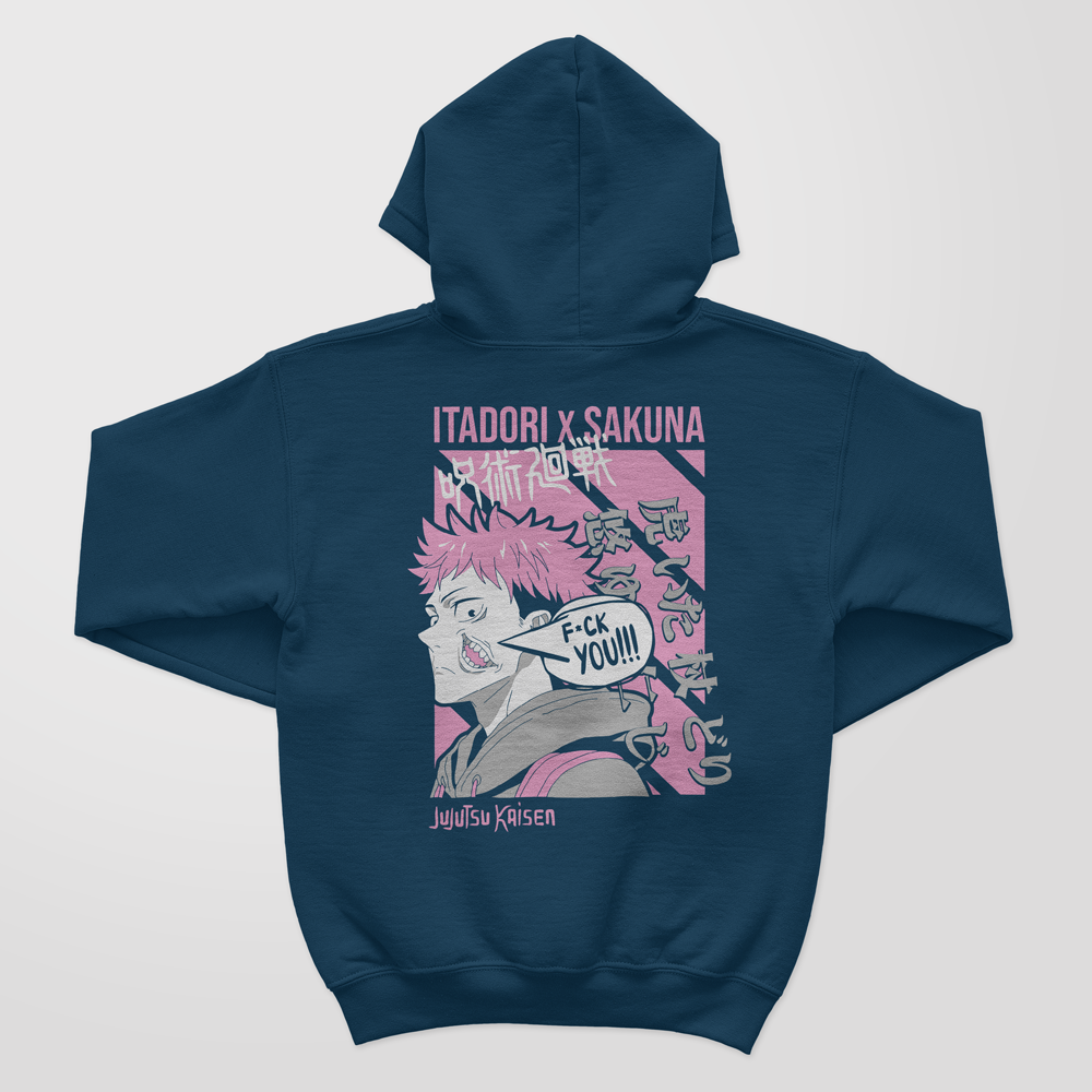 Itadori Yuji JJK Back Design Hoodie