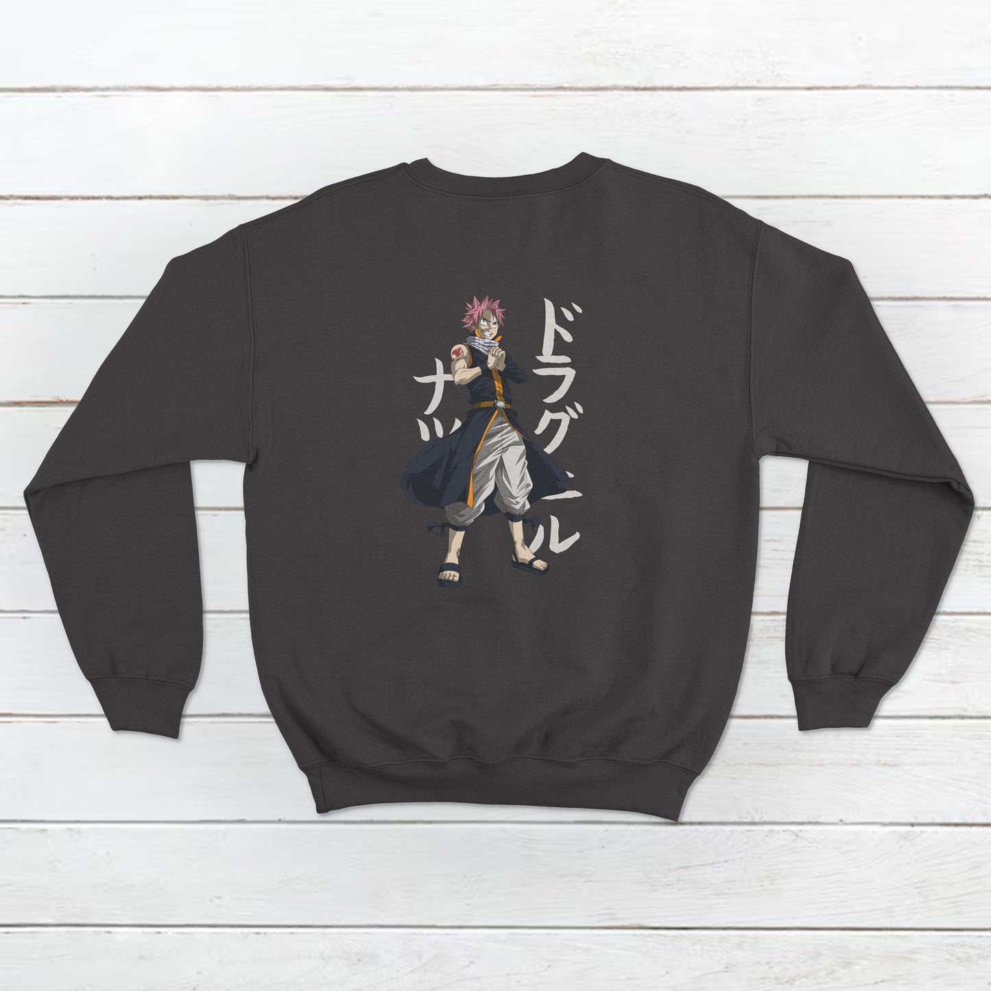 Unisex Nastu Dragneel from Fairy Tail Pallet Design Front and Back Sweatshirt