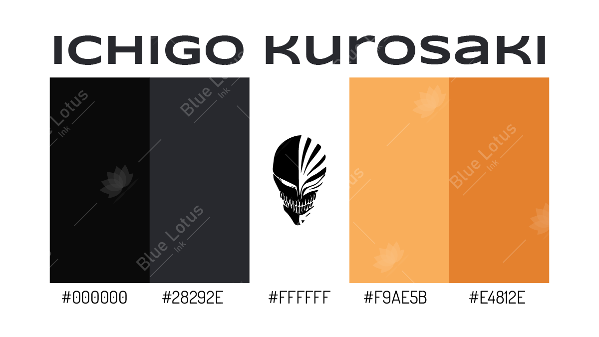 Bleach Ichigo Kurosaki Hollow Mask Pallet design