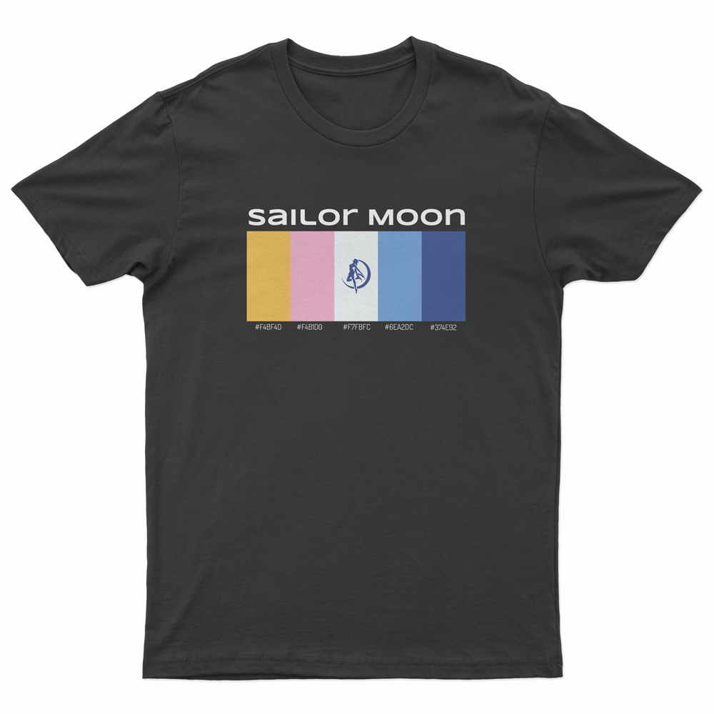 Sailor Moon Usaji Tsukino Dancing With The Moon T-Shirt Palette Design