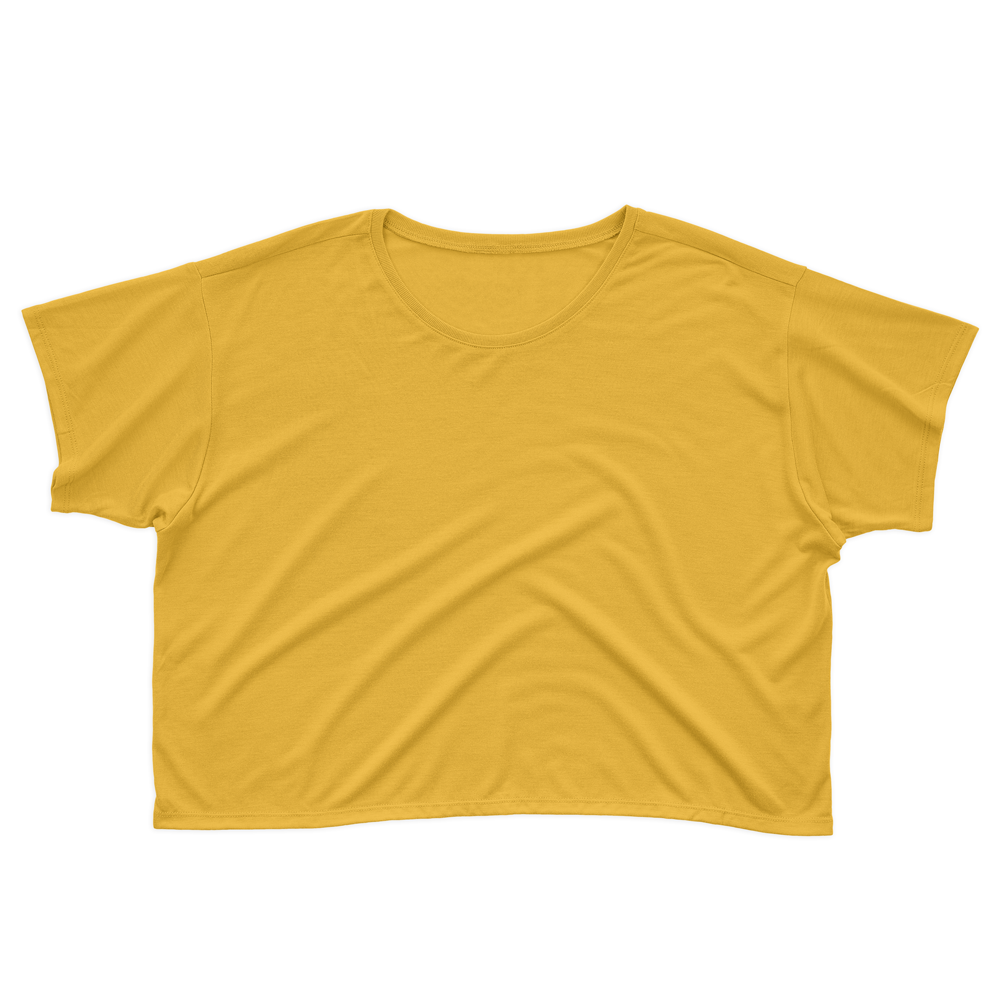 Plain Style Crop T-shirts for Women