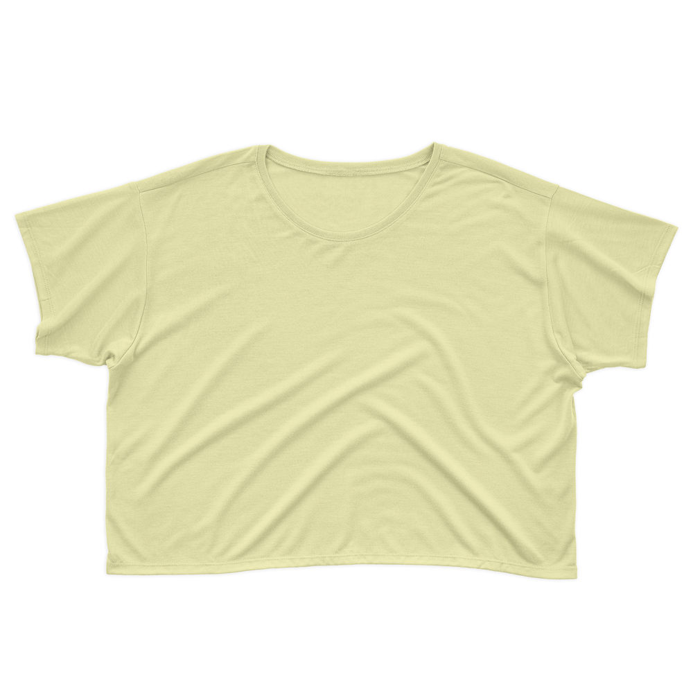 Plain Style Crop T-shirts for Women