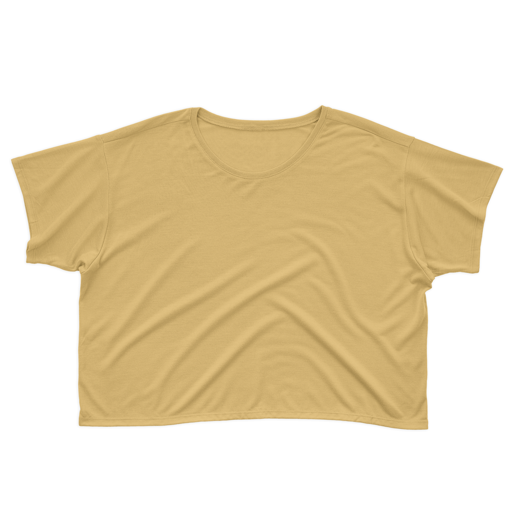 Plain Style Crop T-shirts for Women