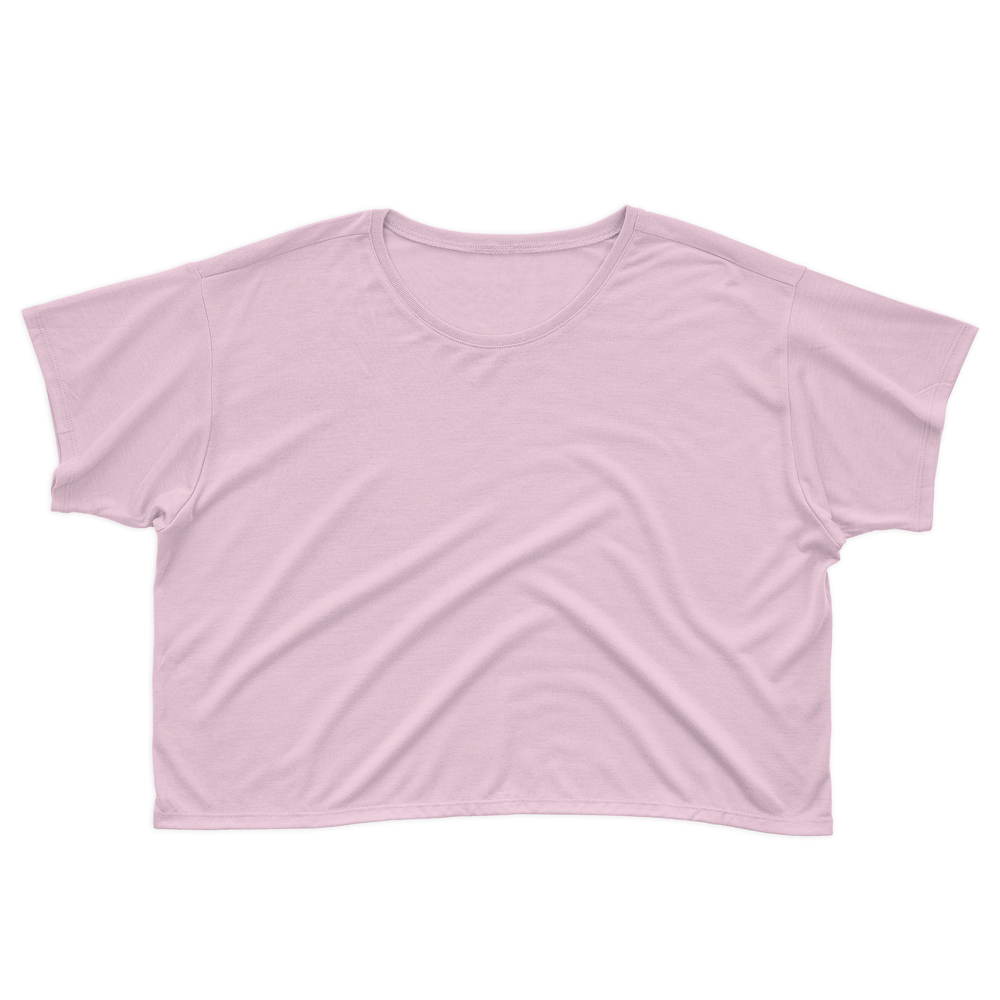 Plain Style Crop T-shirts for Women
