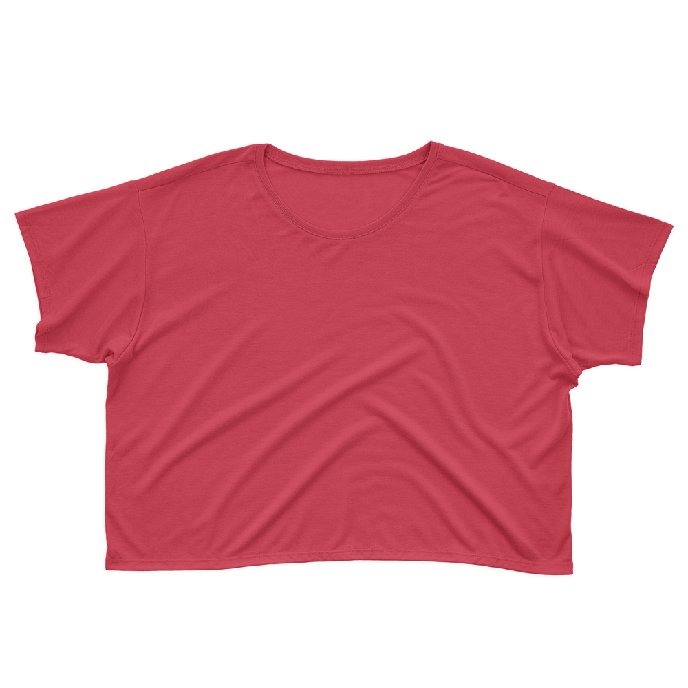 Plain Style Crop T-shirts for Women