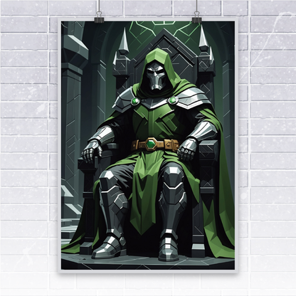 Dr Doom Sitting on his throne Marvel