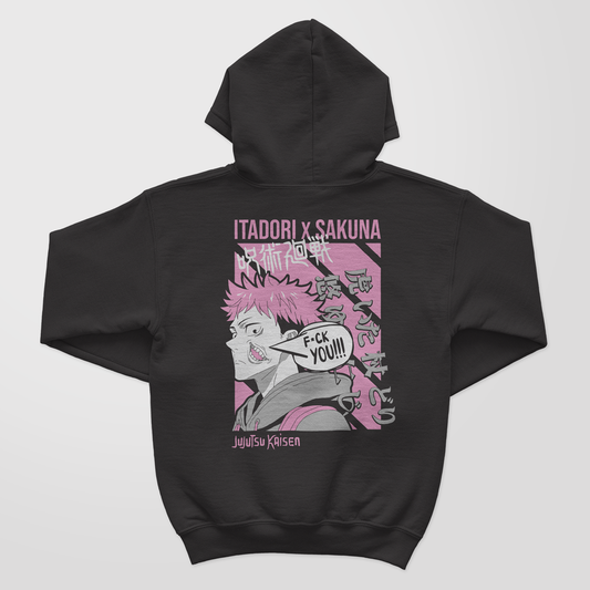 Itadori Yuji JJK Back Design Hoodie