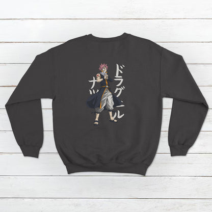 Unisex Nastu Dragneel from Fairy Tail Pallet Design Front and Back Sweatshirt