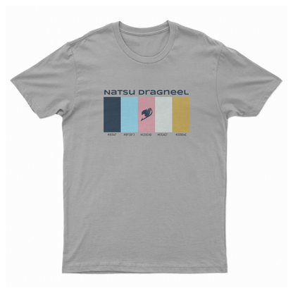 Fairy tail Natsu Dragneel T-Shirt Palette Design