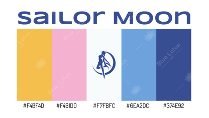 Sailor Moon Usaji Tsukino Dancing With The Moon T-Shirt Palette Design