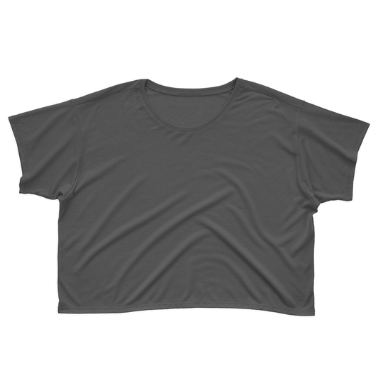 Plain Style Crop T-shirts for Women